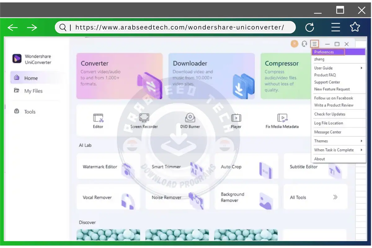 Wondershare UniConverter for PC