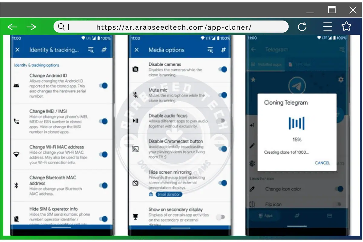 تحميل برنامج App Cloner مهكر آخر إصدار من موقع ميديافاير مجاناً