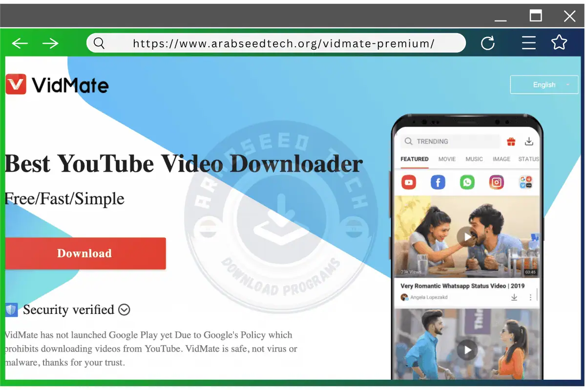 تحميل برنامج VidMate مهكر